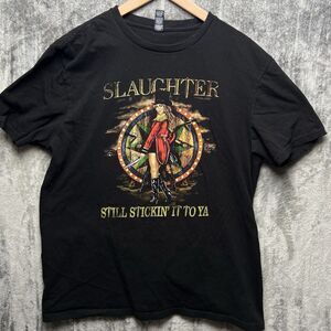 Slaughter - “Still Stickin’ It To Ya”  - Est. 1989 - Black 2021 Tour Shirt Sz XL